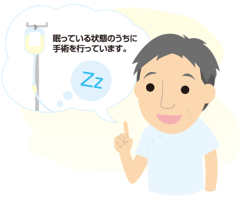 日帰り手術の麻酔
