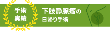 下肢静脈瘤の手術実績